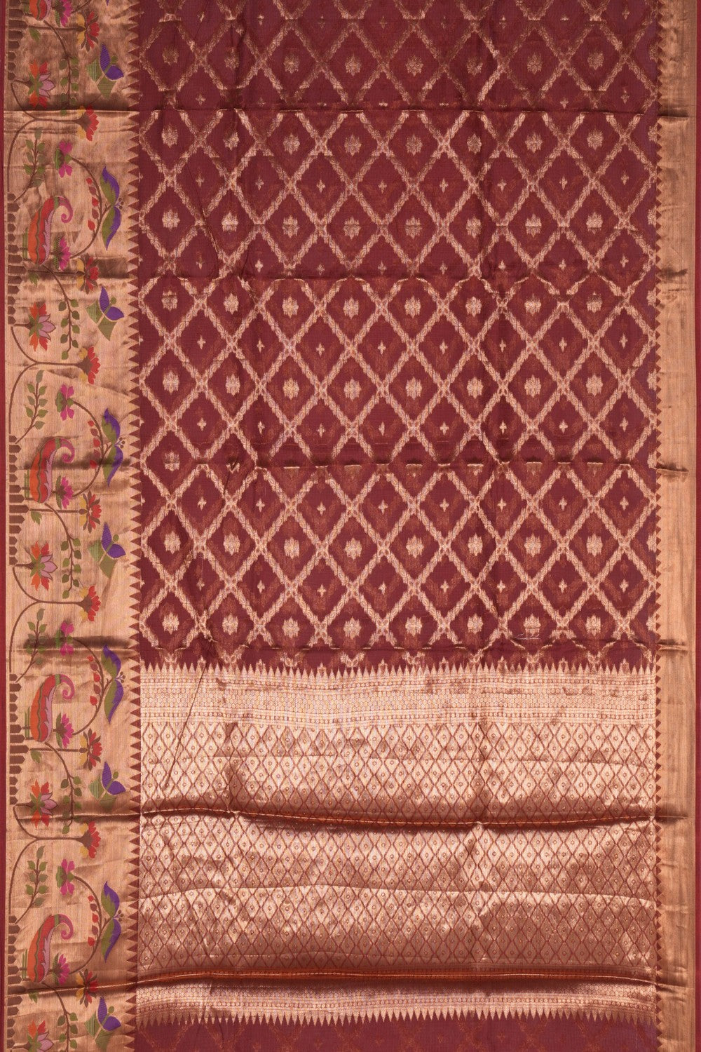Kota Maroon Saree