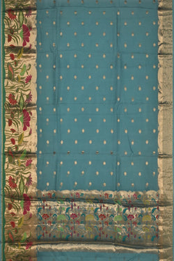 Image of Kota Smoky Blue Saree