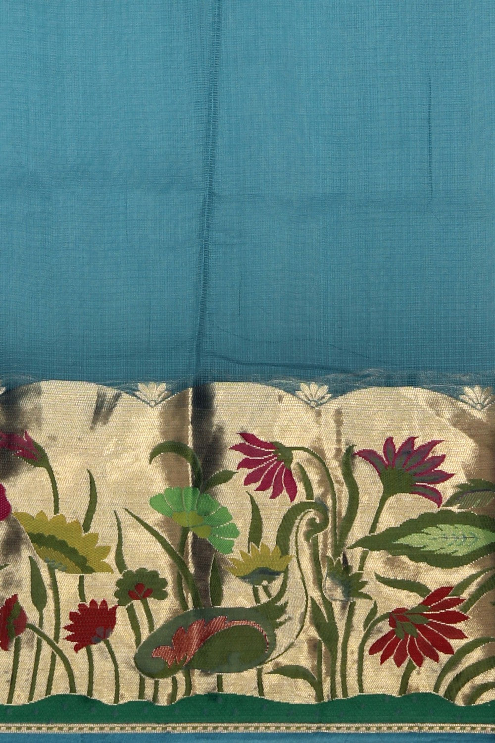 Kota Smoky Blue Saree