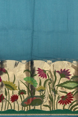 Image of Kota Smoky Blue Saree
