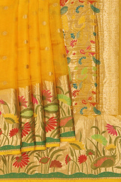 Image of Kota Yellow Saree