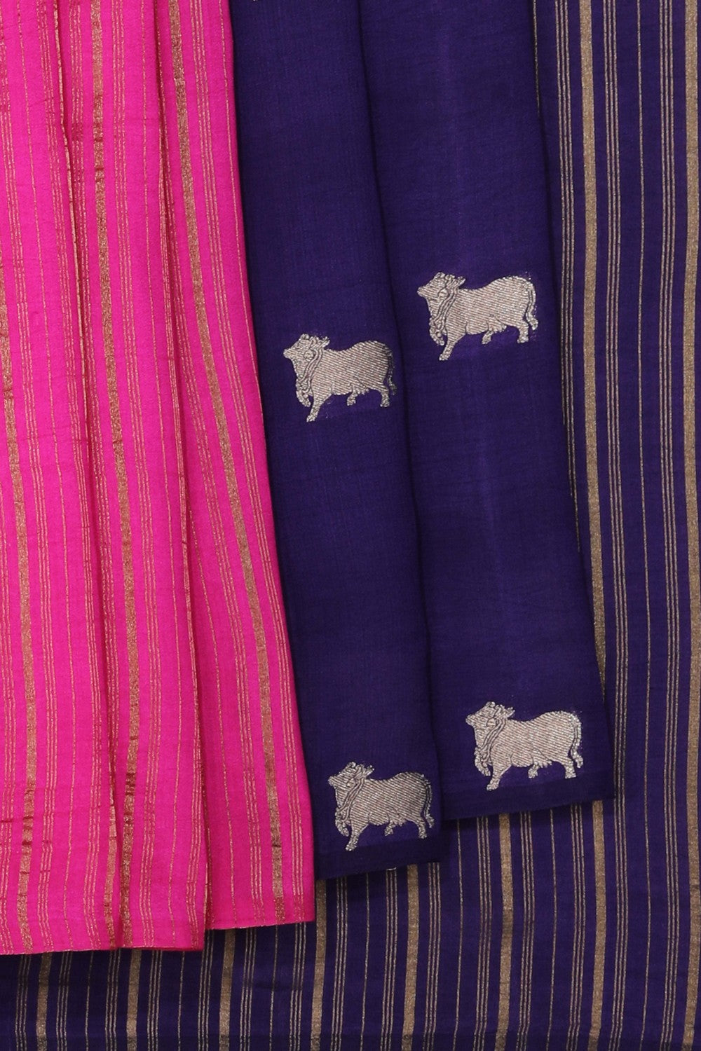 Banarasi Silk Violet Saree