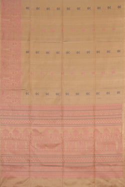 Image of Cream Silk Saree