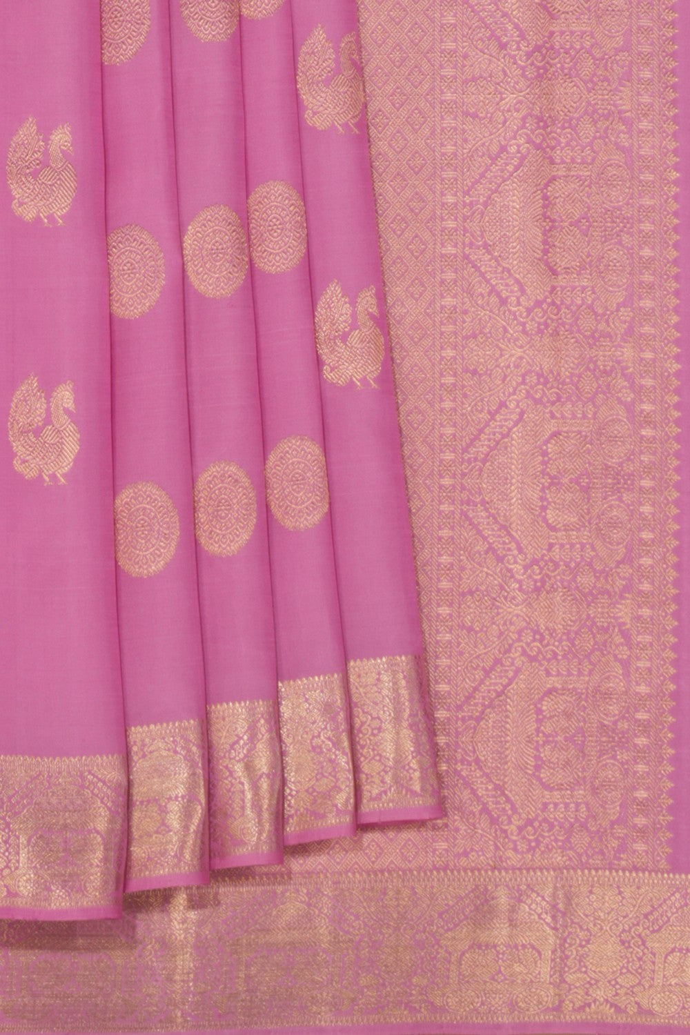 Pink Silk Saree