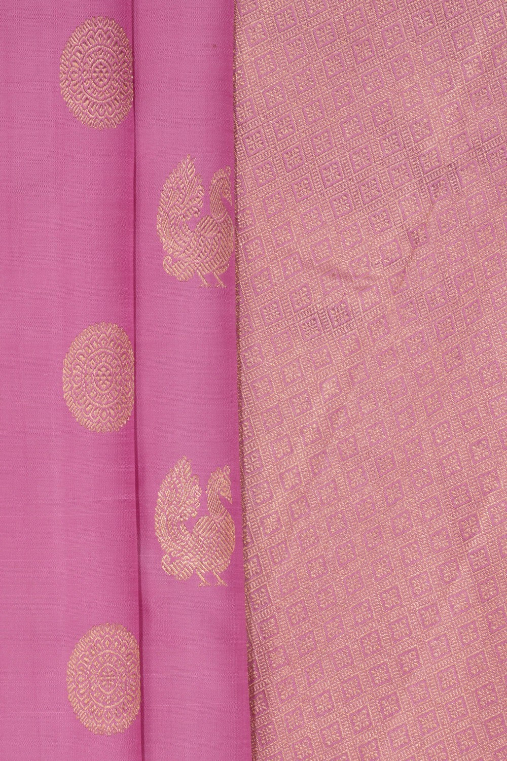 Pink Silk Saree