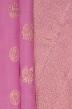 Image of Pink Silk Saree