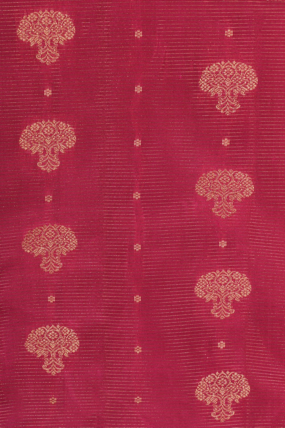 Pinkish Red Silk Saree