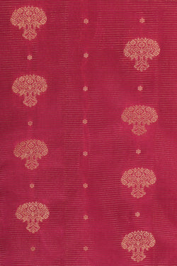 Image of Pinkish Red Silk Saree