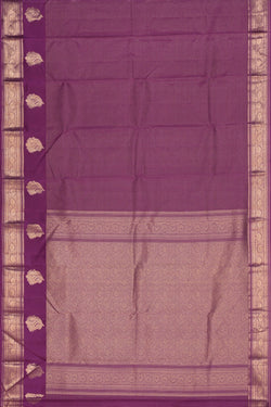 Image of Purple Silk Saree