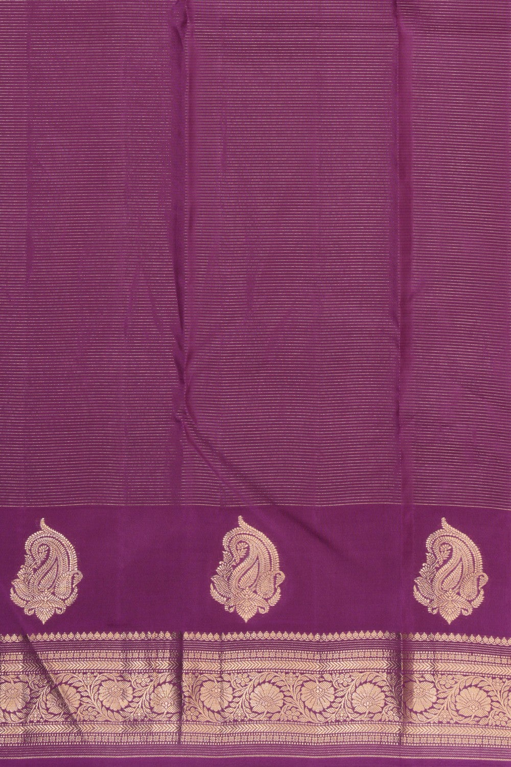 Purple Silk Saree