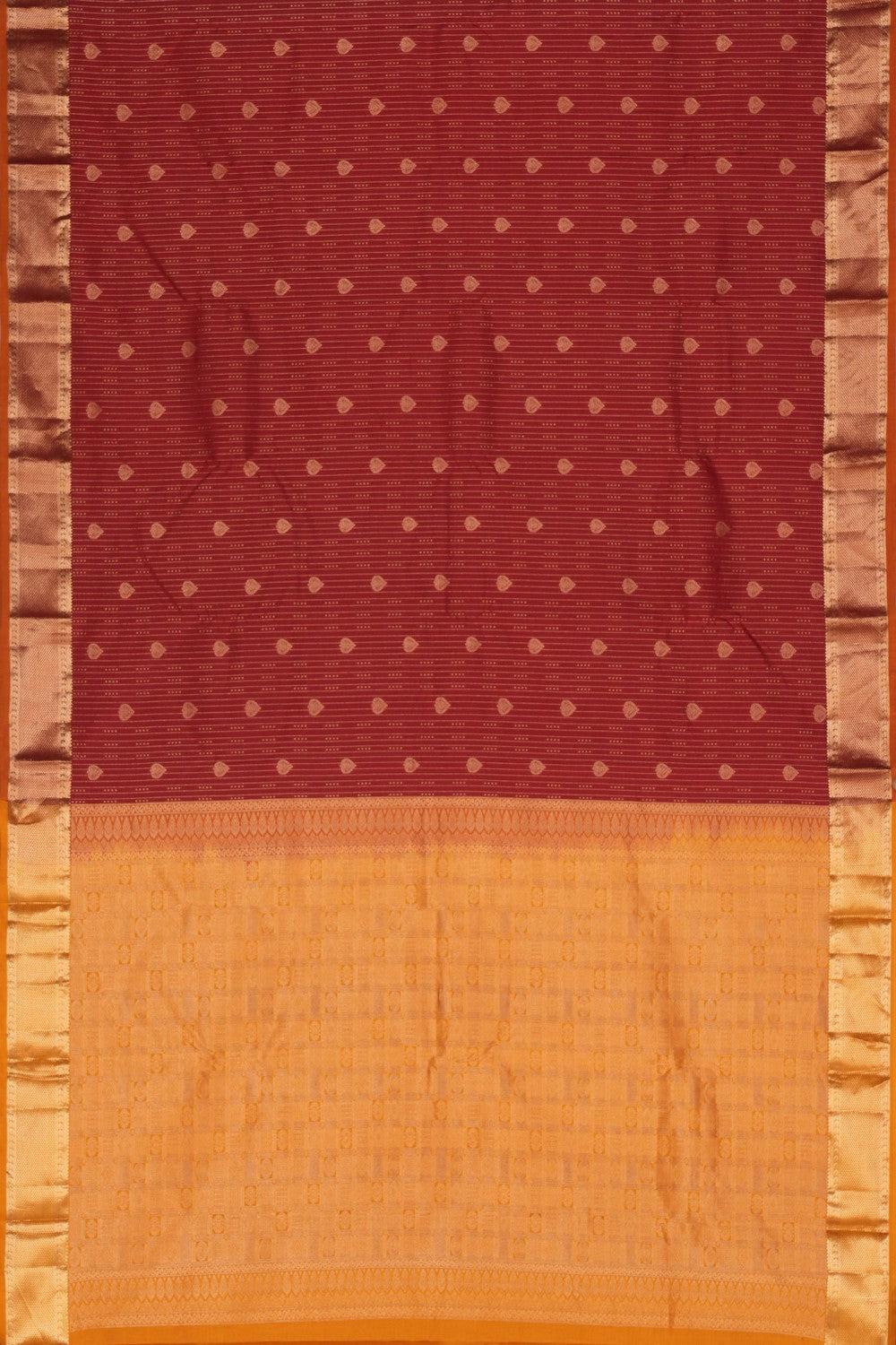 South Silk Maroon Saree