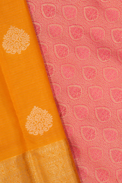 Image of South Silk Mustard Saree