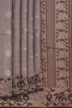 Image of South Silk Light Grey Saree