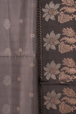 Image of South Silk Light Grey Saree