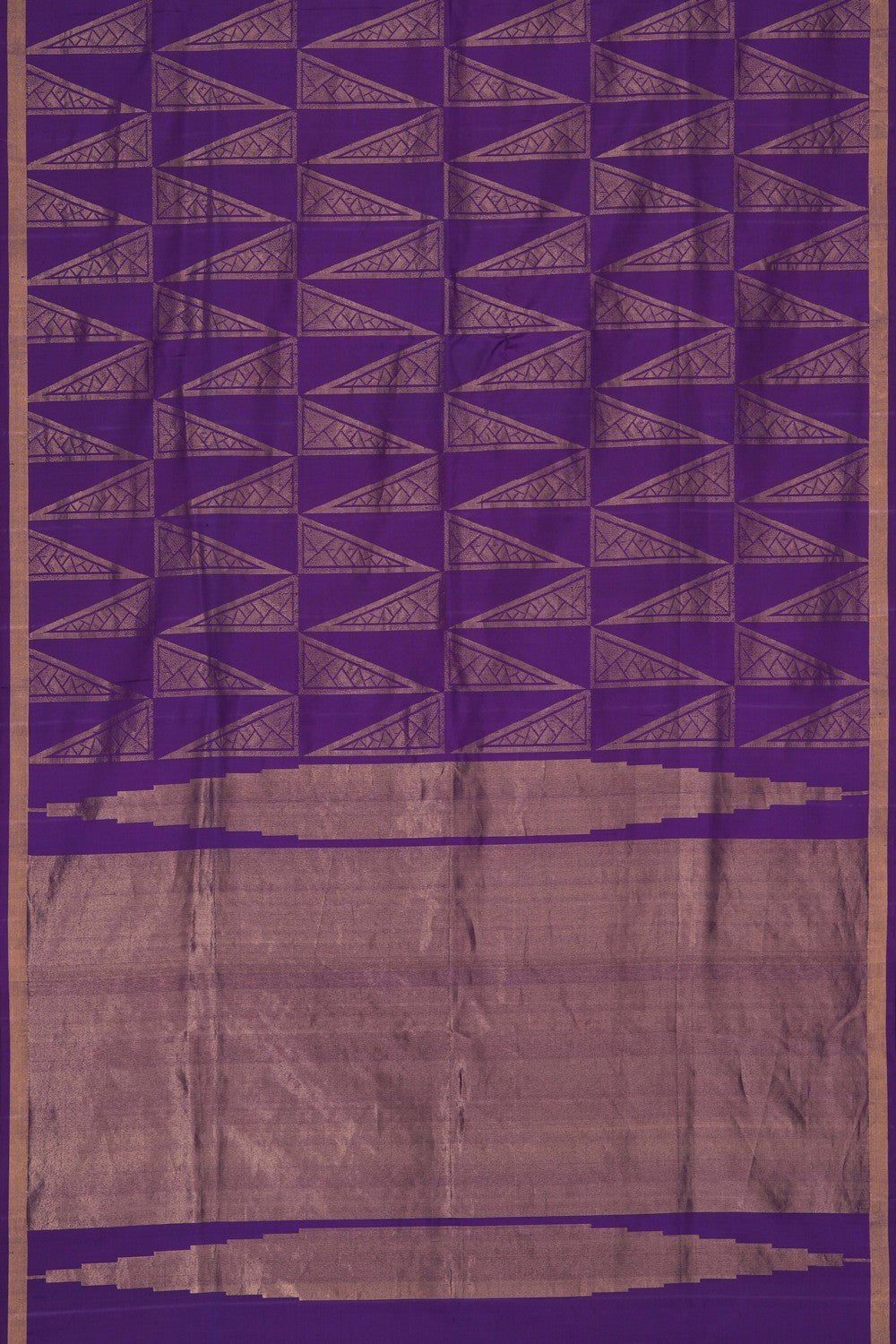 Image of South Silk Purple Saree