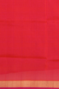 Image of Uppada Silk Pinkish Red Saree