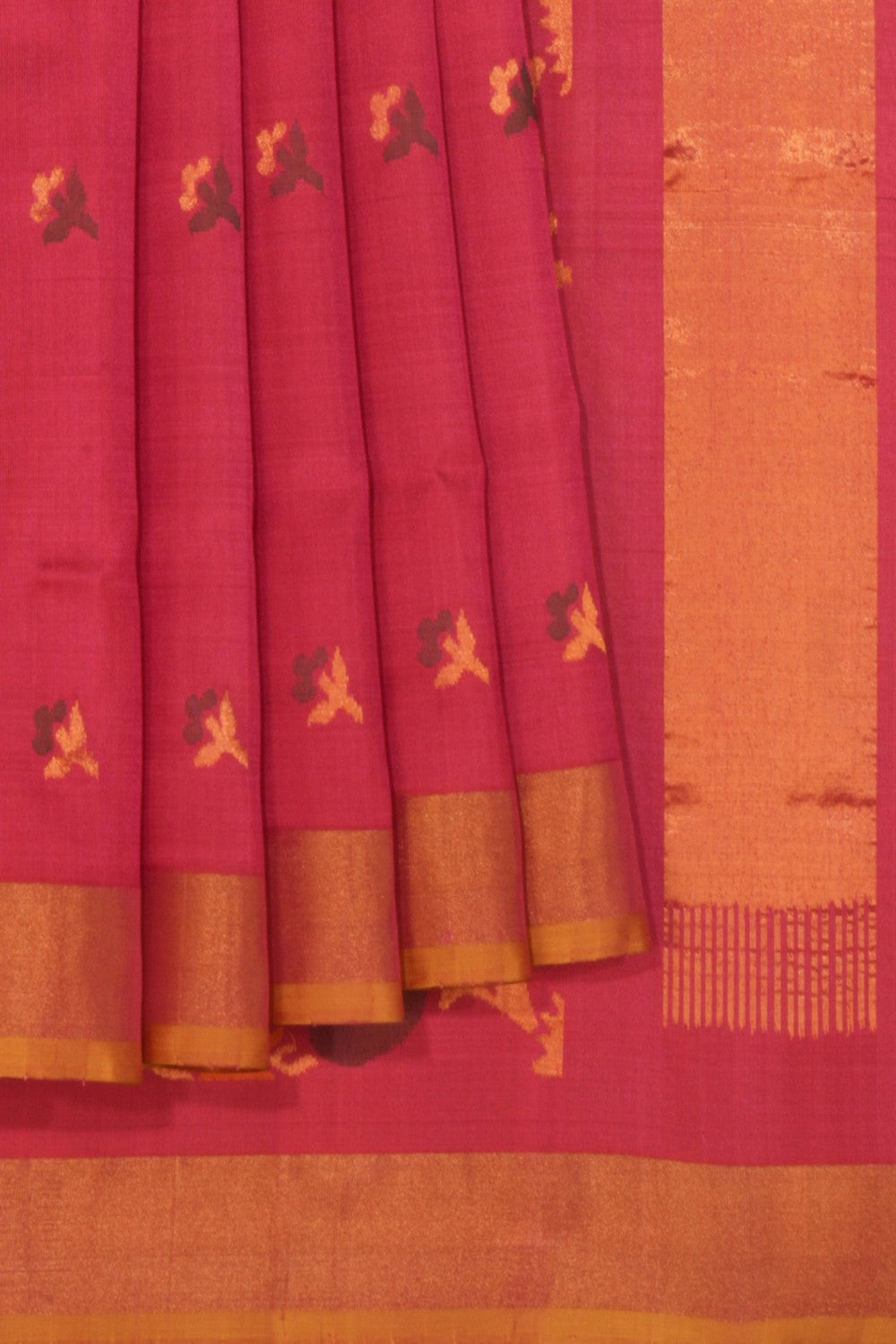 Uppada Silk Red Saree