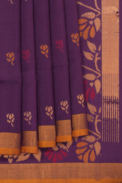 Image of Uppada Silk Purple Saree