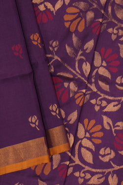 Image of Uppada Silk Purple Saree