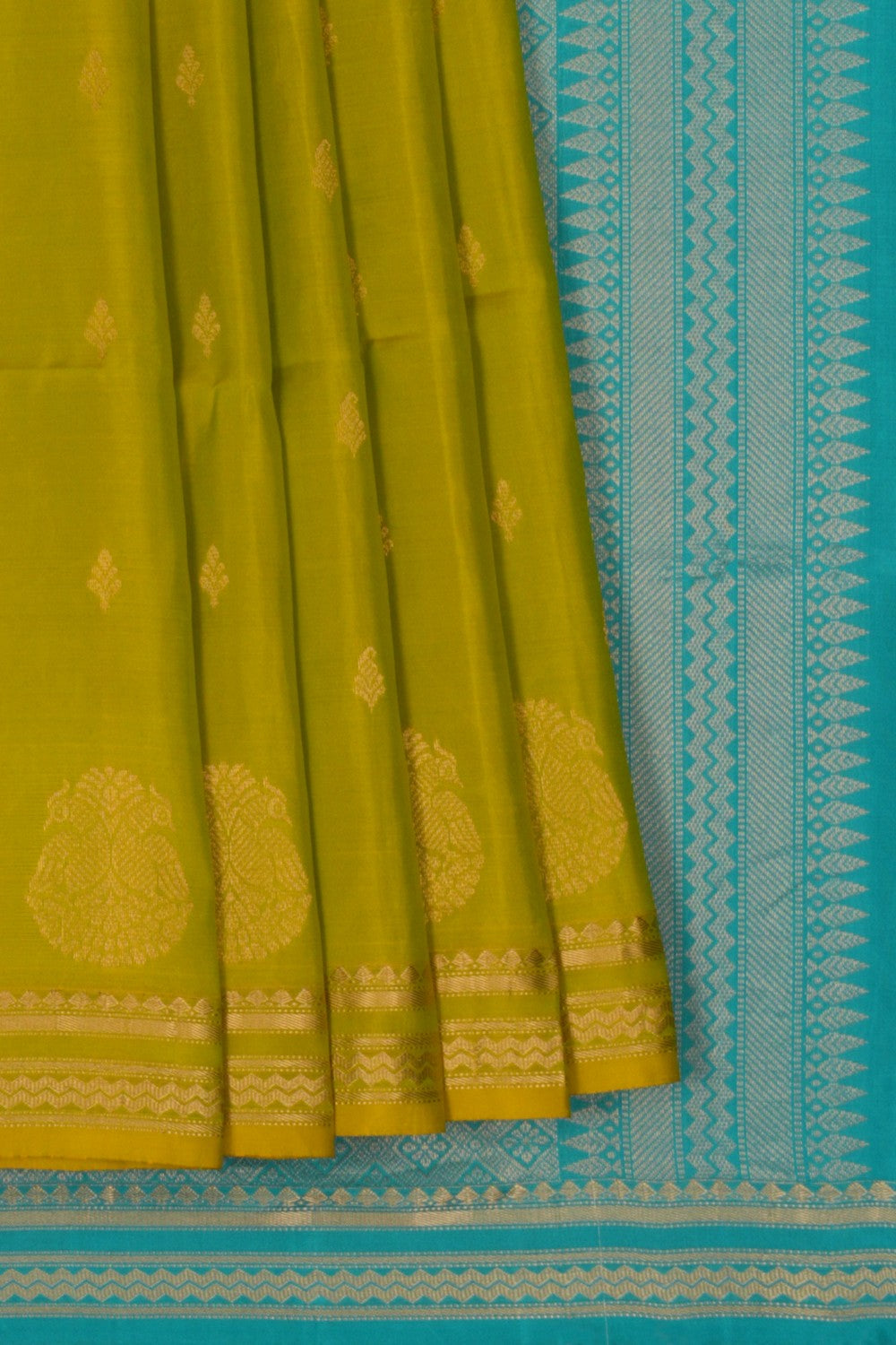 Image of South Silk Spring Green Saree