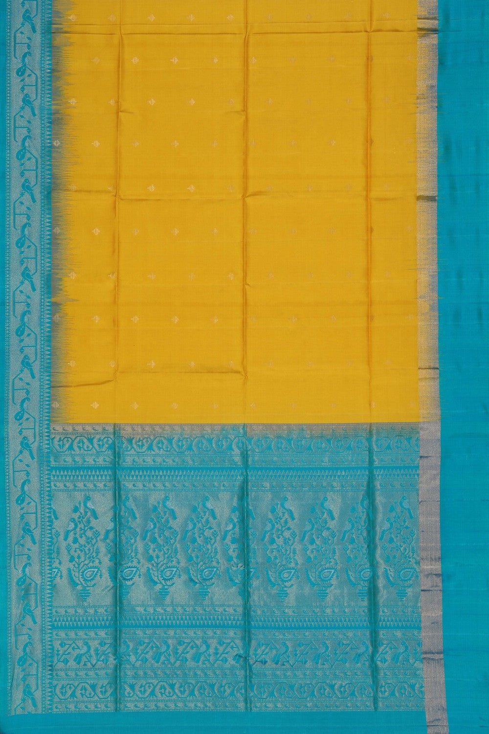 South Silk Yellow Saree