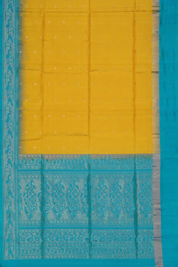 Image of South Silk Yellow Saree