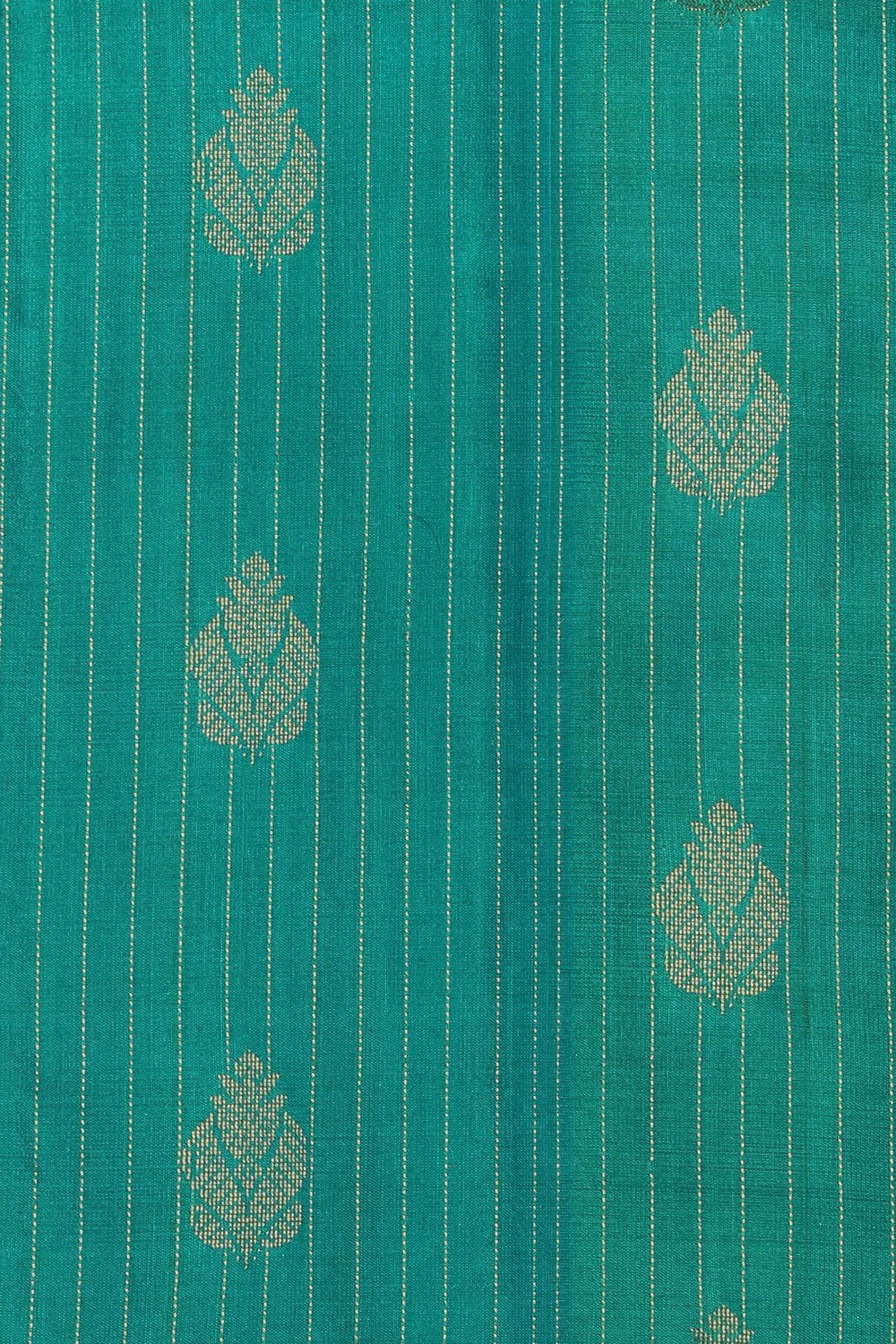 South Silk Teal Green Saree