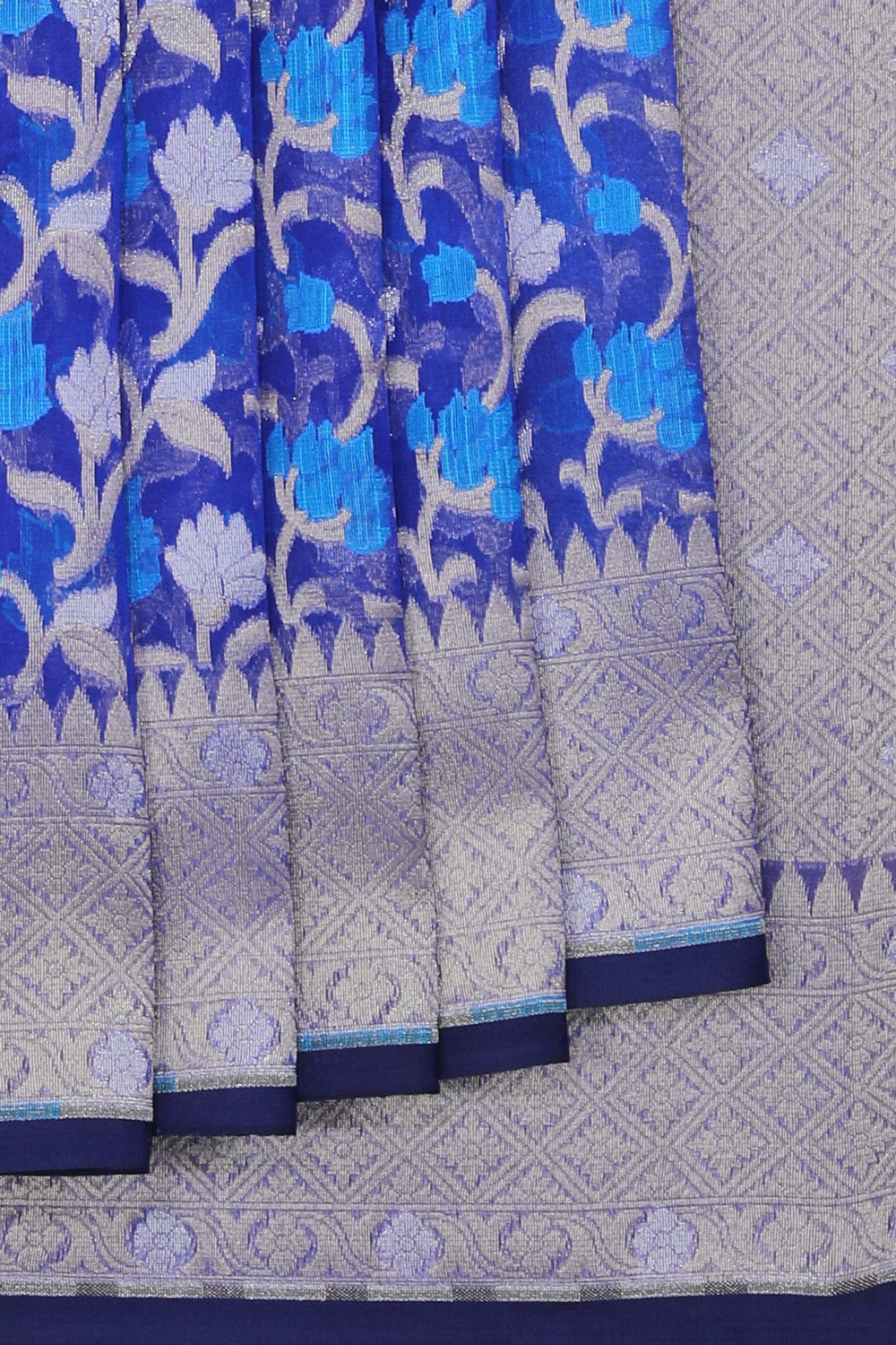 Kora Silk Purple Saree