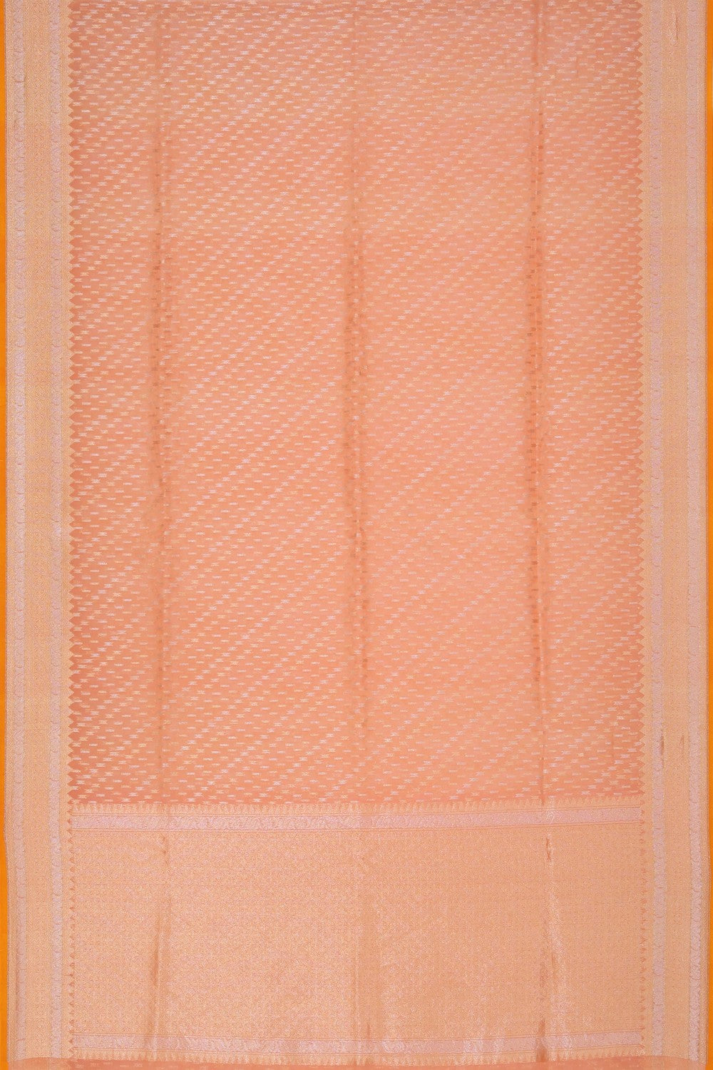 Kora Silk Peach Saree