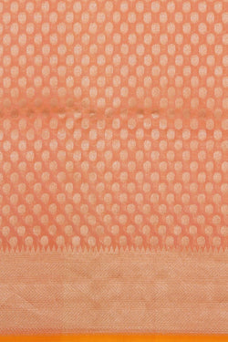 Image of Kora Silk Peach Saree