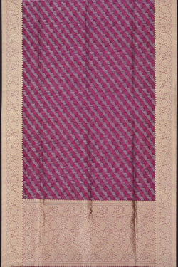 Image of Kora Silk Purple Saree