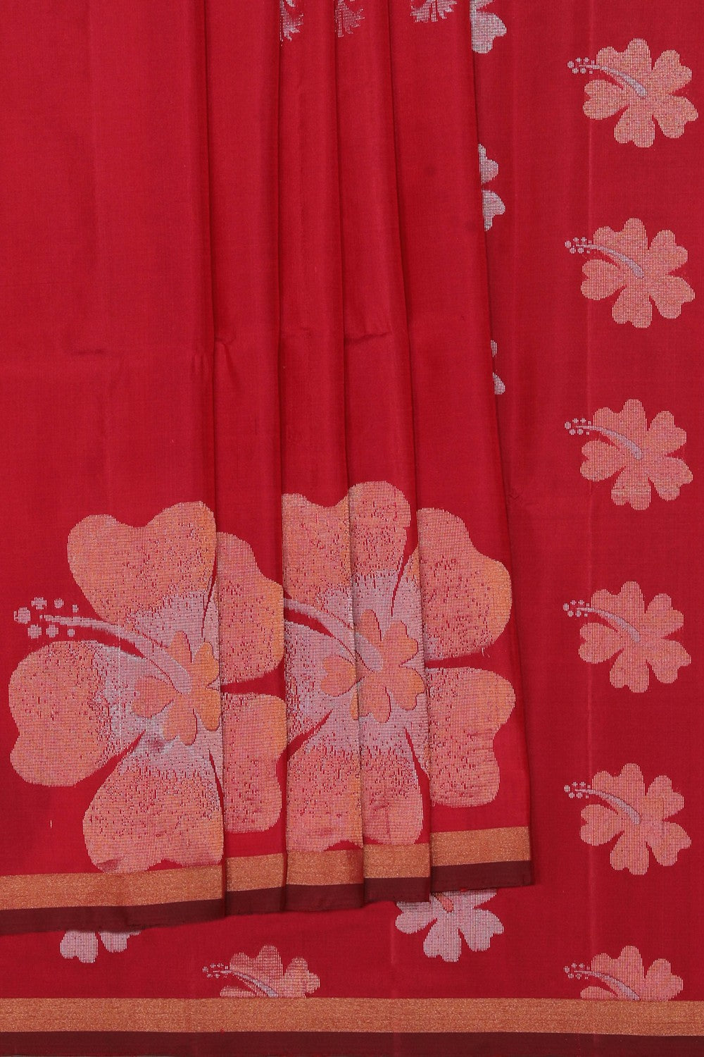 South Silk Red Saree