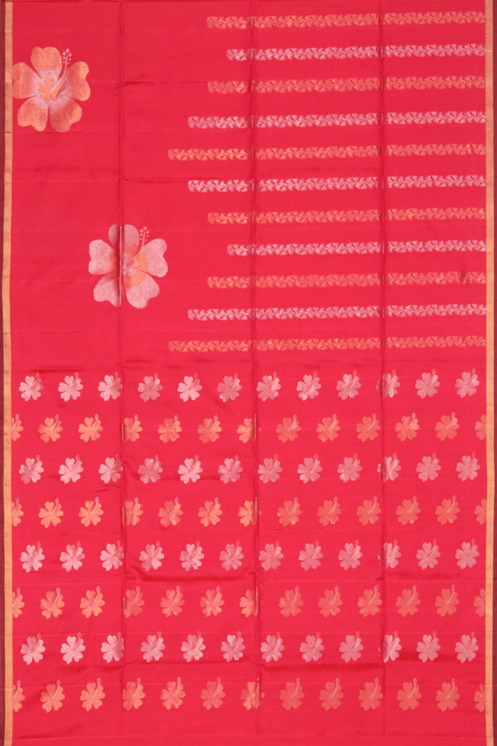 South Silk Red Saree