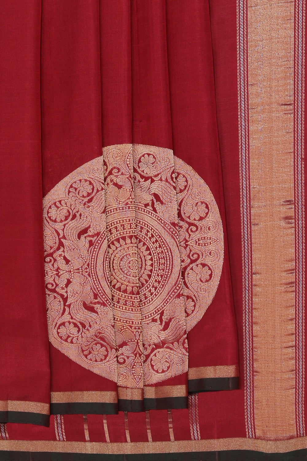 South Silk Red Saree