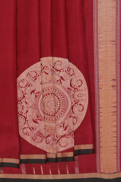 Image of South Silk Red Saree