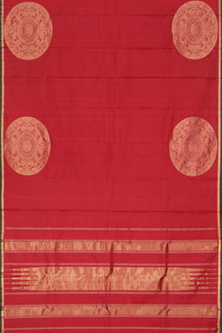 Image of South Silk Red Saree