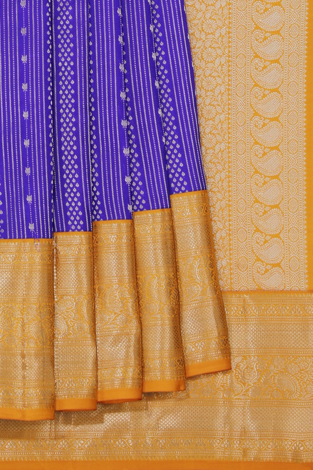 South Silk Blue Saree