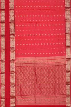 Image of South Silk Fuchsia Pink Saree