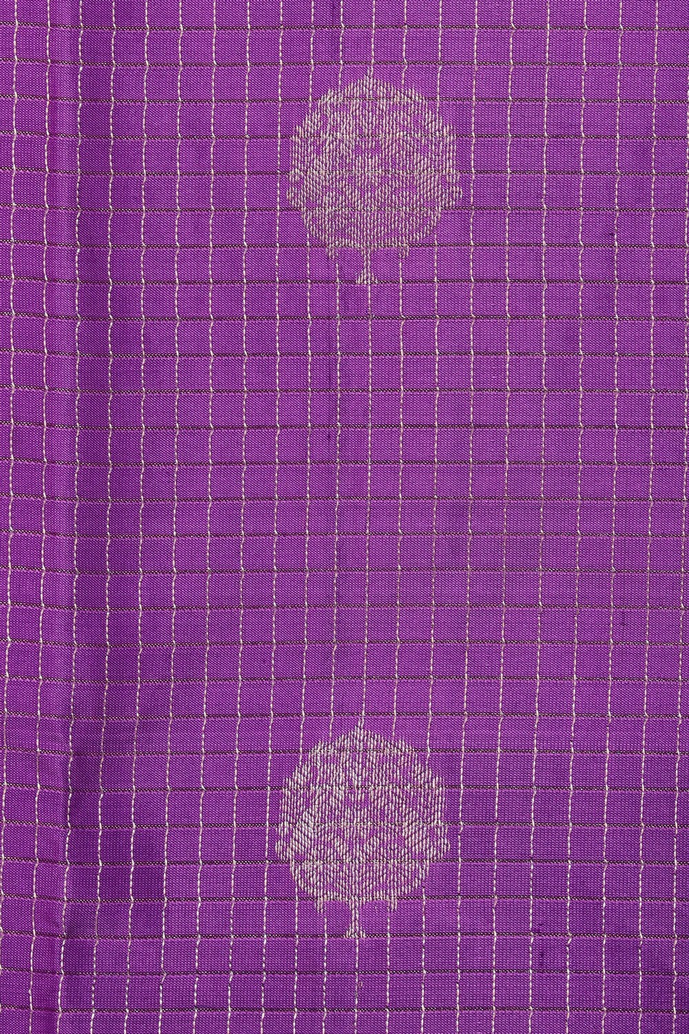 South Silk Kattam Purple Saree