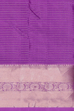 Image of South Silk Kattam Purple Saree