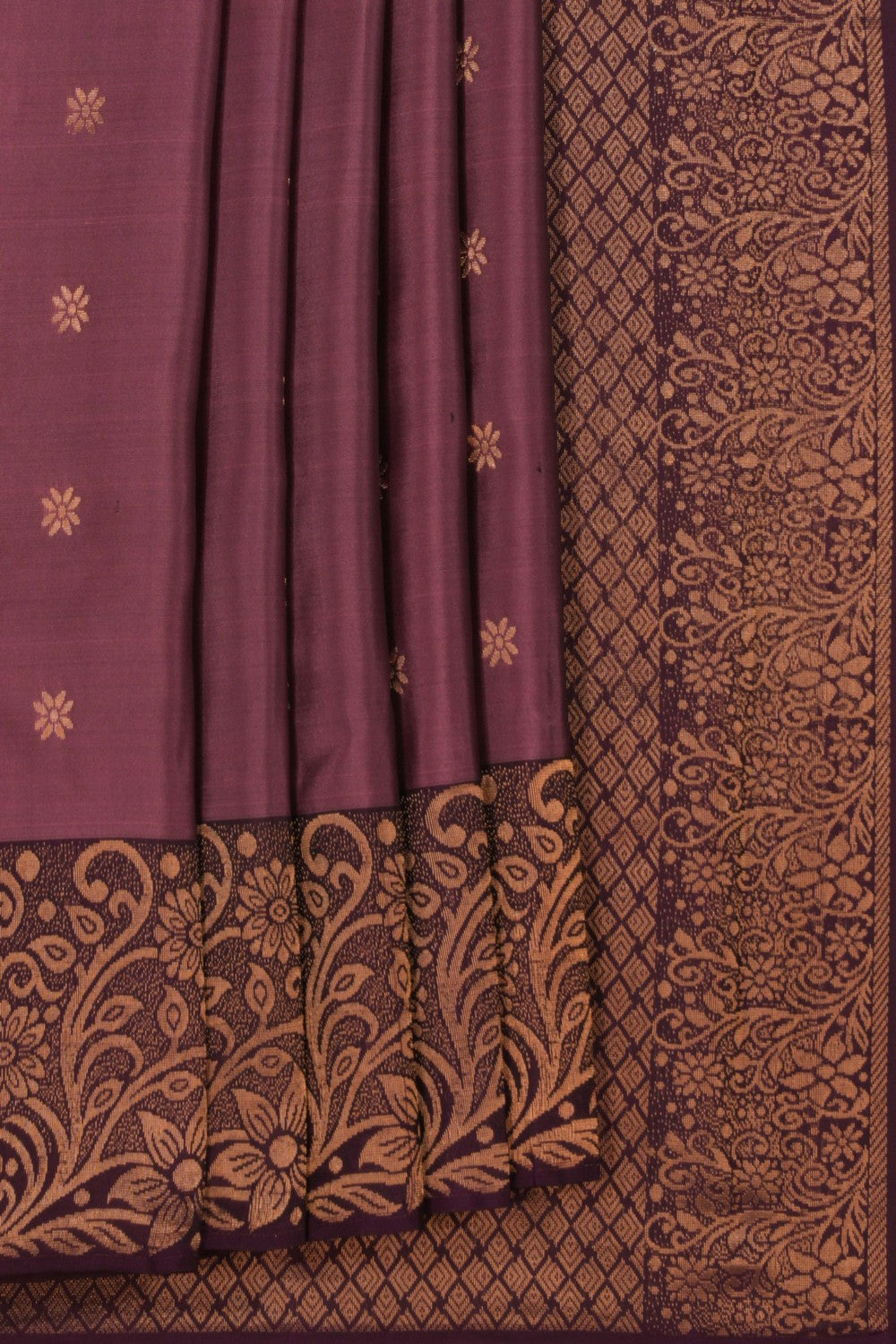 South Silk Woodrose Pink Saree