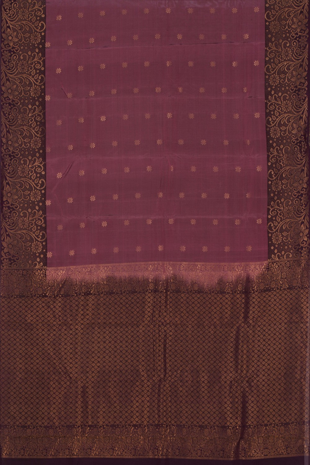 South Silk Woodrose Pink Saree