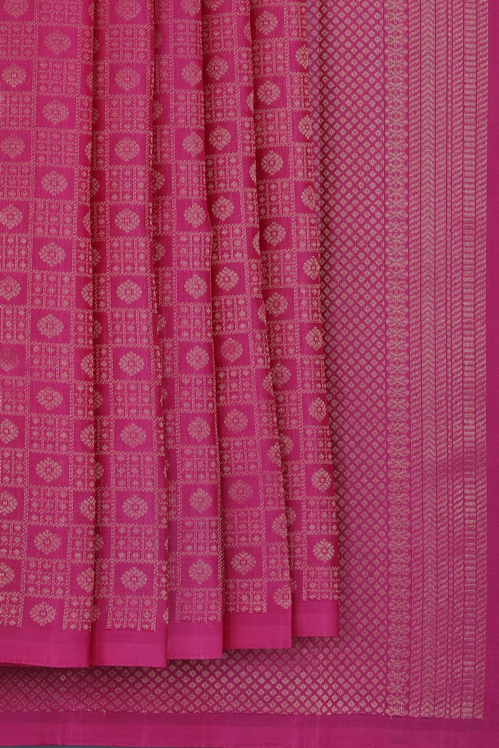 South Silk Pink Saree