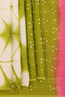 Image of Bandhani/Shibori Dyeing Saree