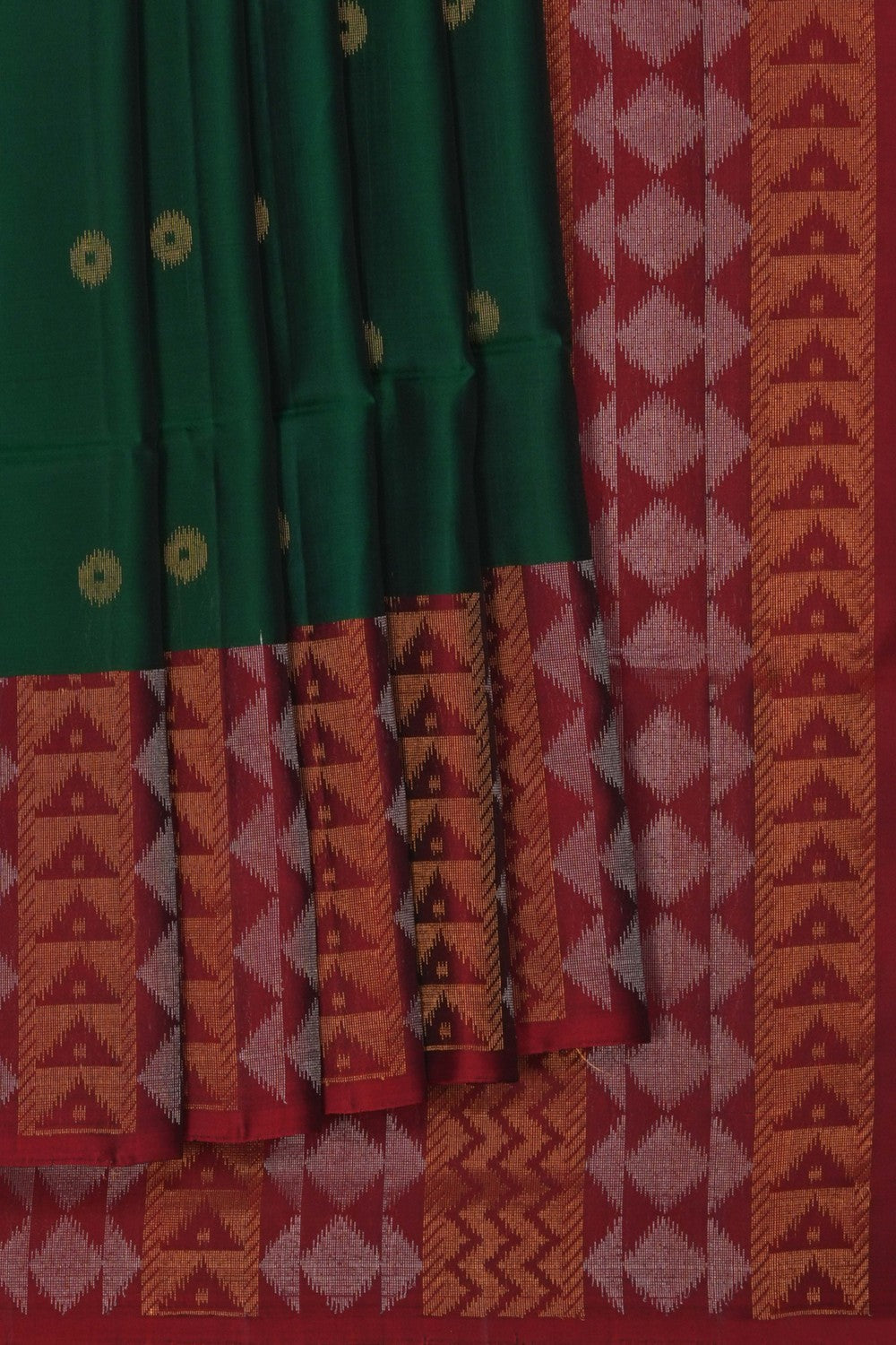 Image of South Silk Green Saree