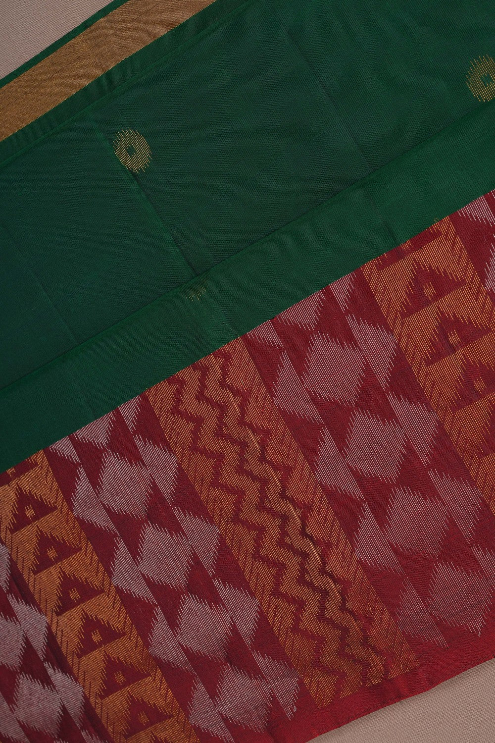 Image of South Silk Green Saree
