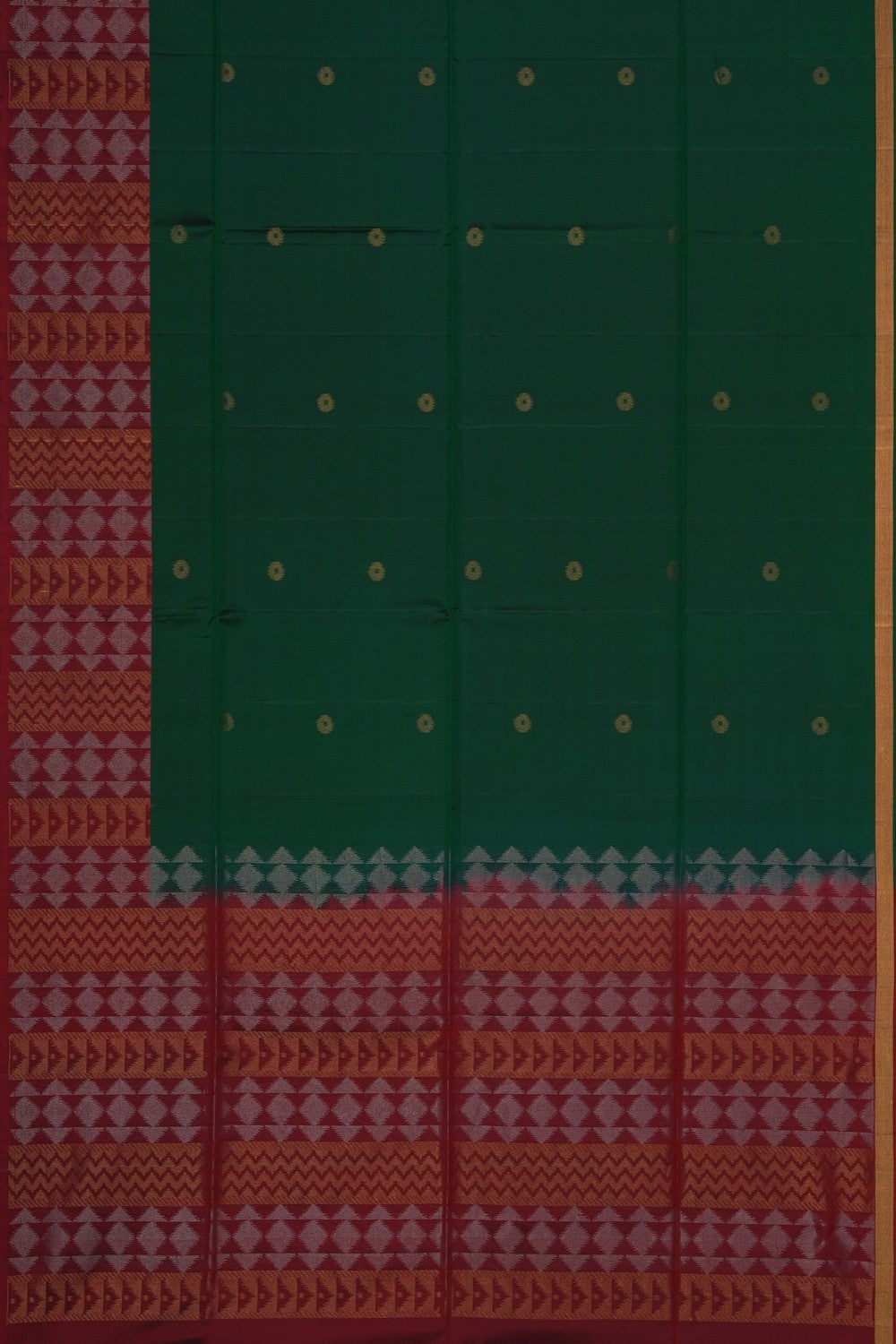 Image of South Silk Green Saree