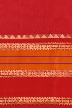 Image of Kuppadam Indigo Blue Saree