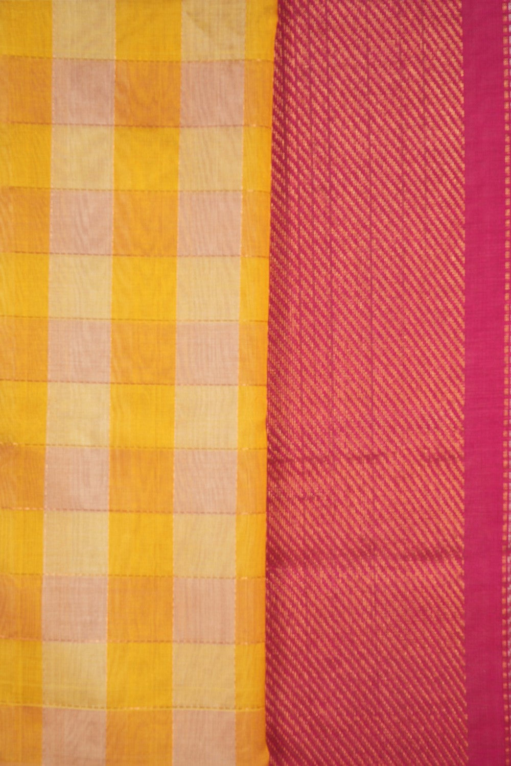 Kuppadam Kattam Yellow Saree