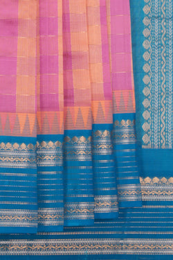 Image of Kuppadam Kattam Lavender Purple Saree